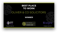 British Wills & Probate Awards logo - winner of Best Place to Work A 2