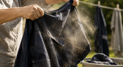 Dusty work clothes secondary asbestos exposure